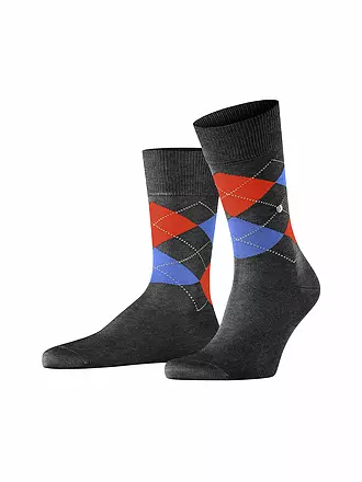 BURLINGTON |  Herren Socken MANCHESTER dark rock | 